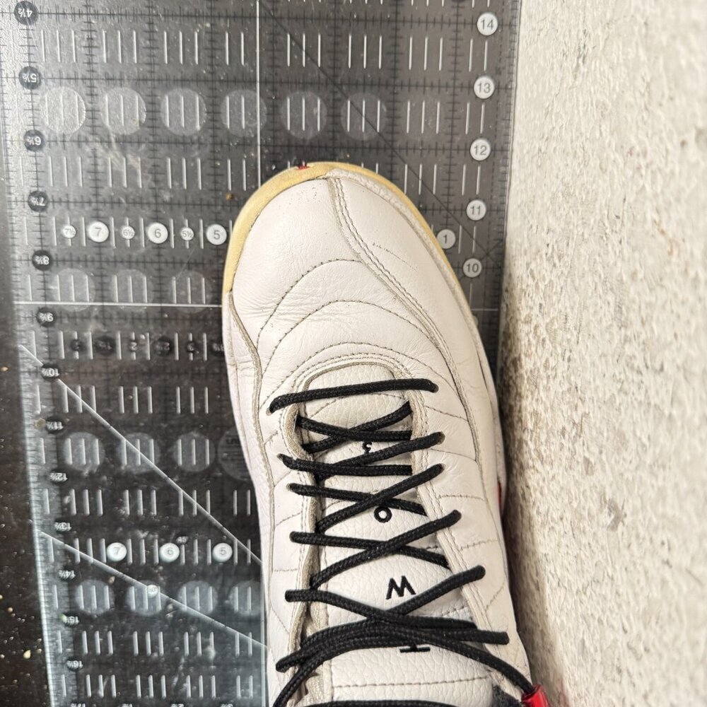 Nike Air Jordan 12 Twist Men Size 9.5 CT8013-106 White Black University Red Shoe - Picture 11 of 11